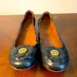 Women’s Tory Burch Minnie Travel Ballet Shoes Size 10.5! Great Shoes!